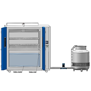 Thử nghiệm sốc nhiệt với bể nước bên dưới